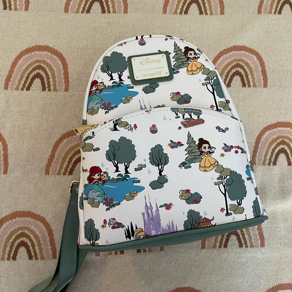 NWT Loungefly Disney Princess bag & matching wallet
